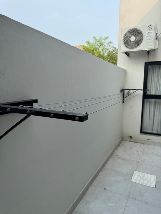 Wall-Mounted Clothes Drying Stand
